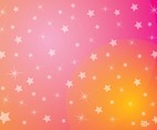 Pink Stars Background