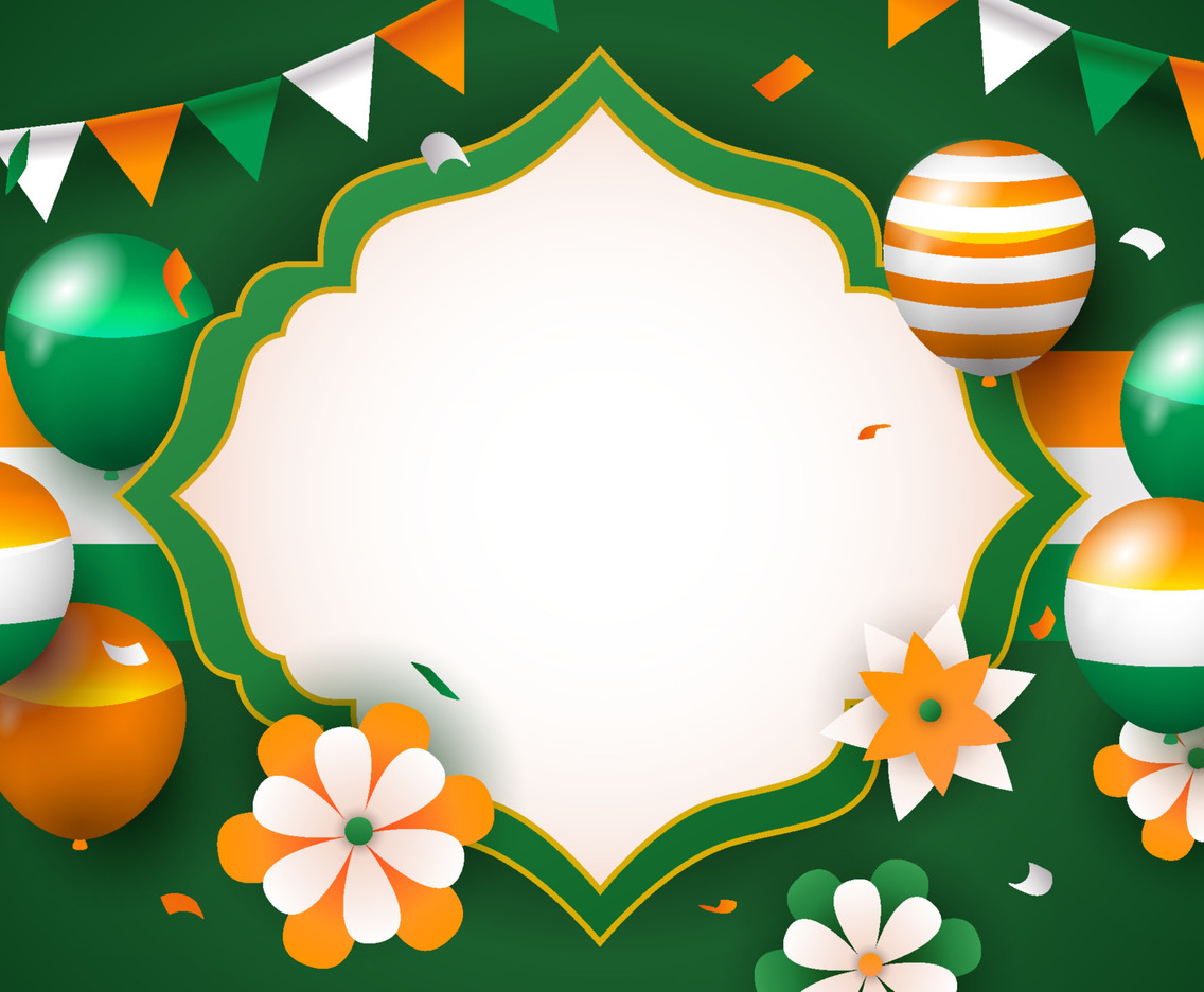 India Independence Day Background Template