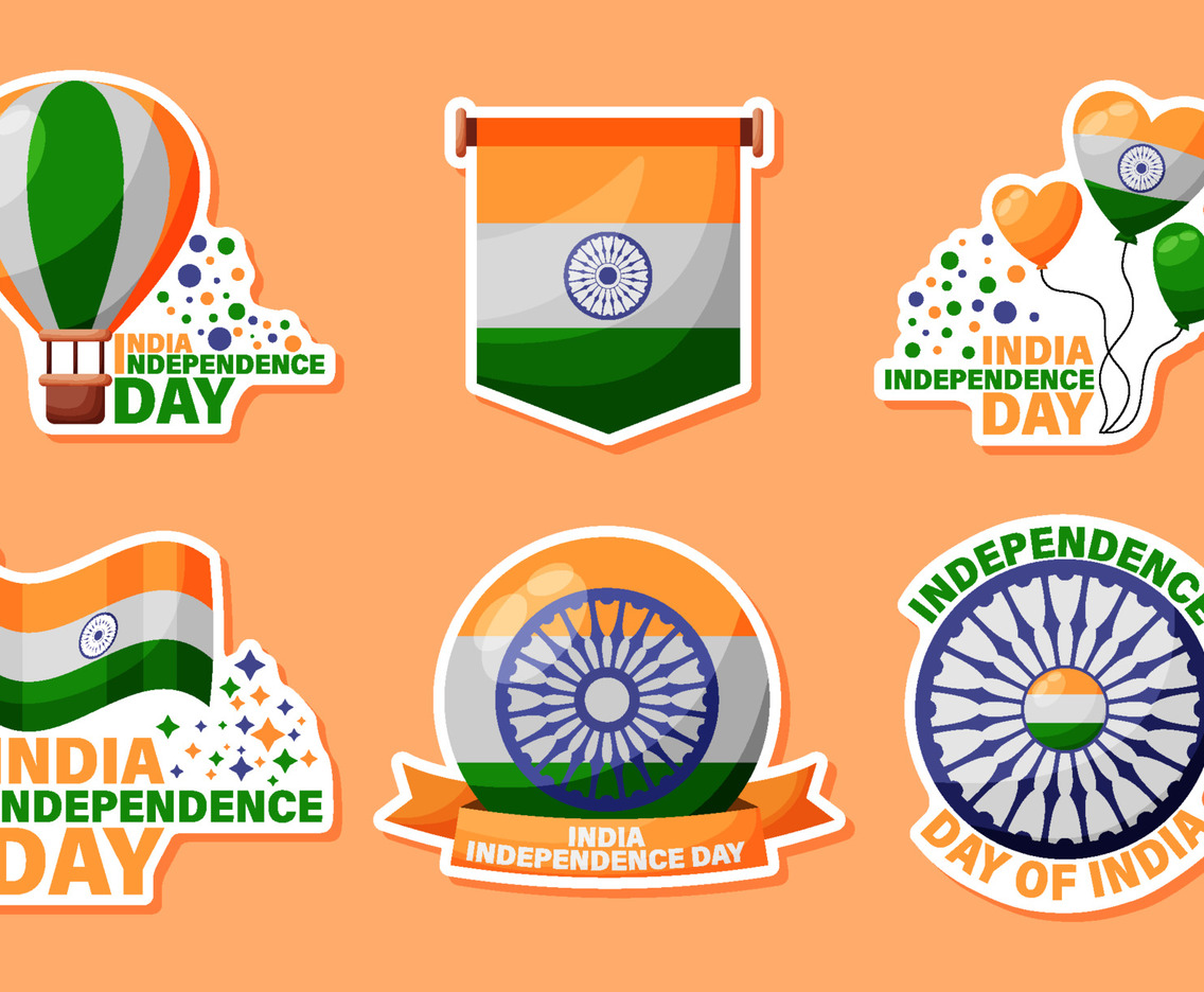 Independence Day of India Sticker Pack