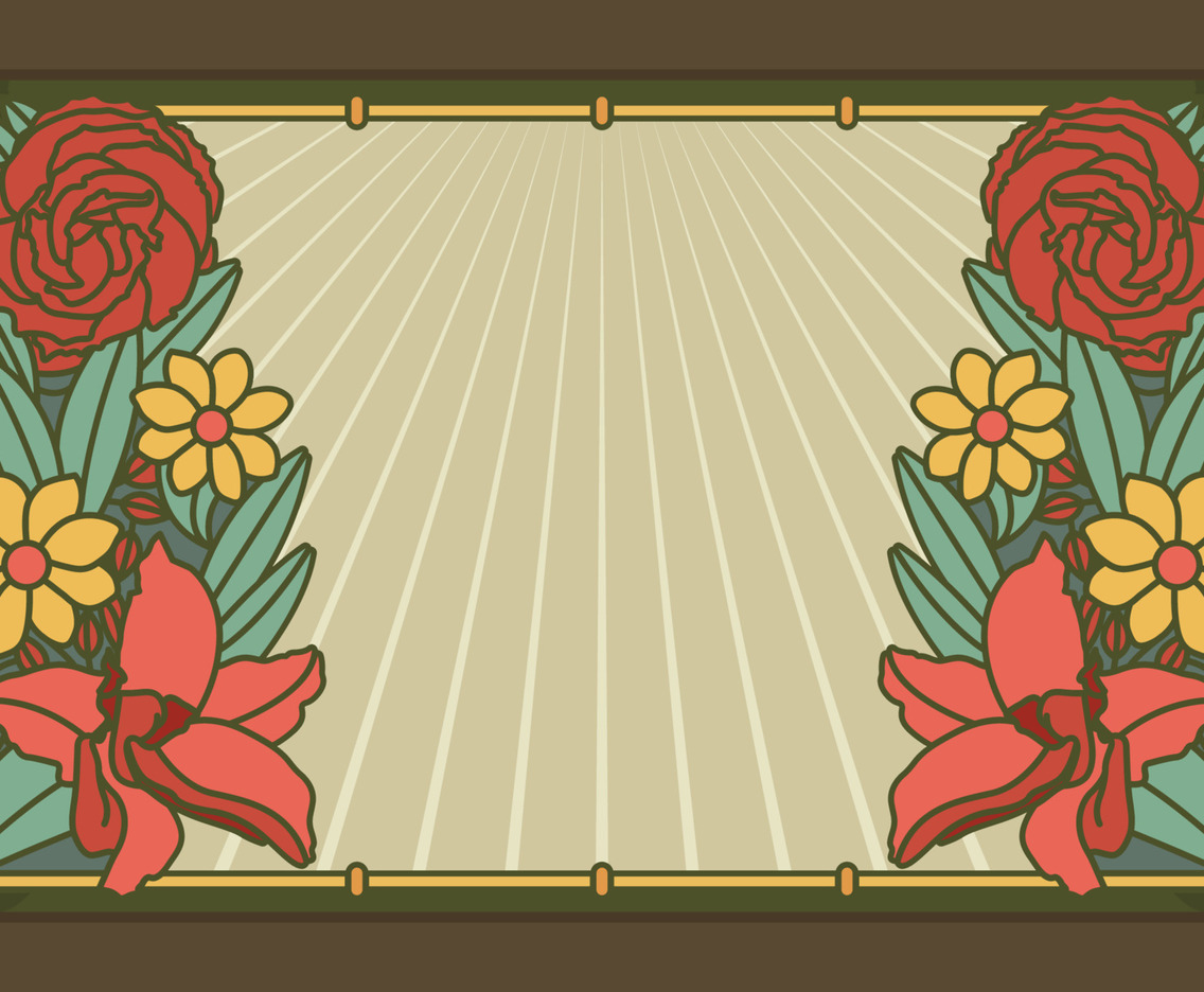 Art Nouveau Simple Background