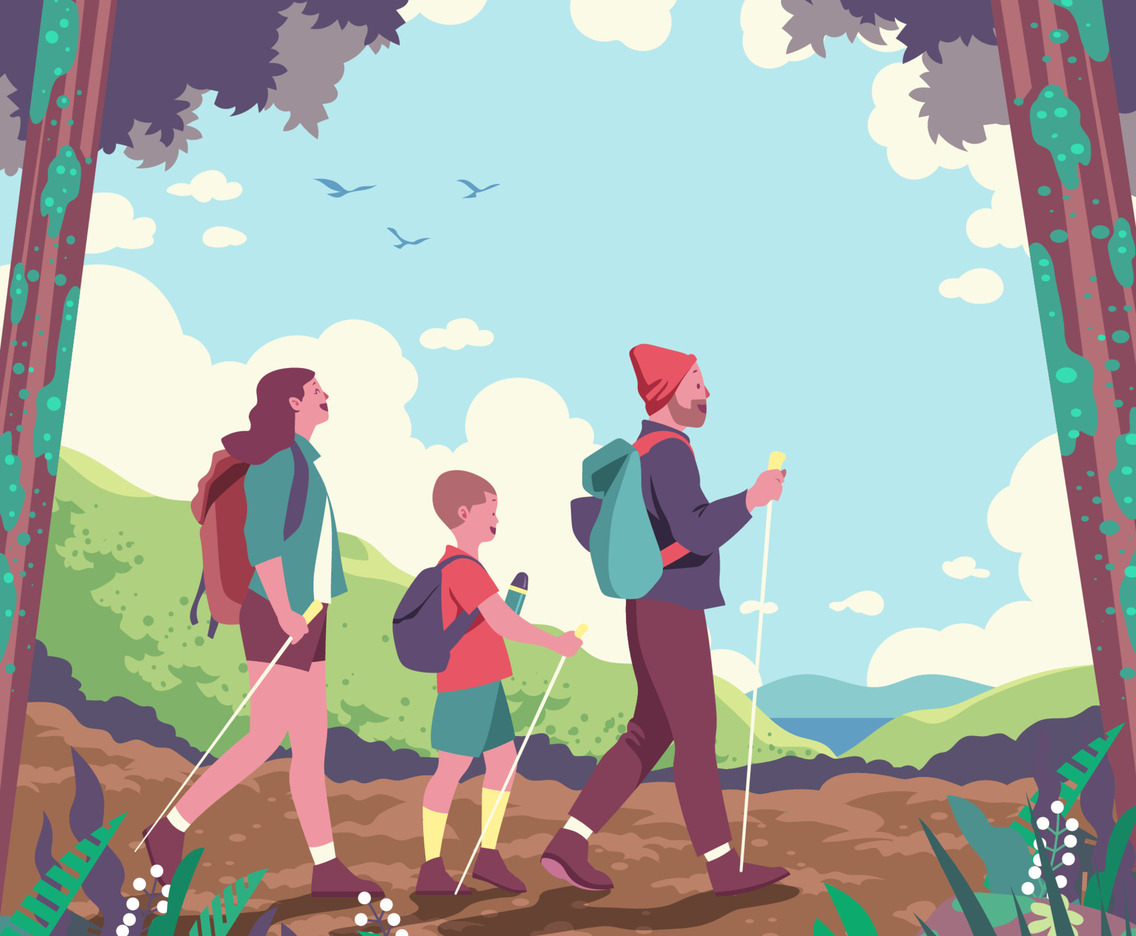 Hiking with Family