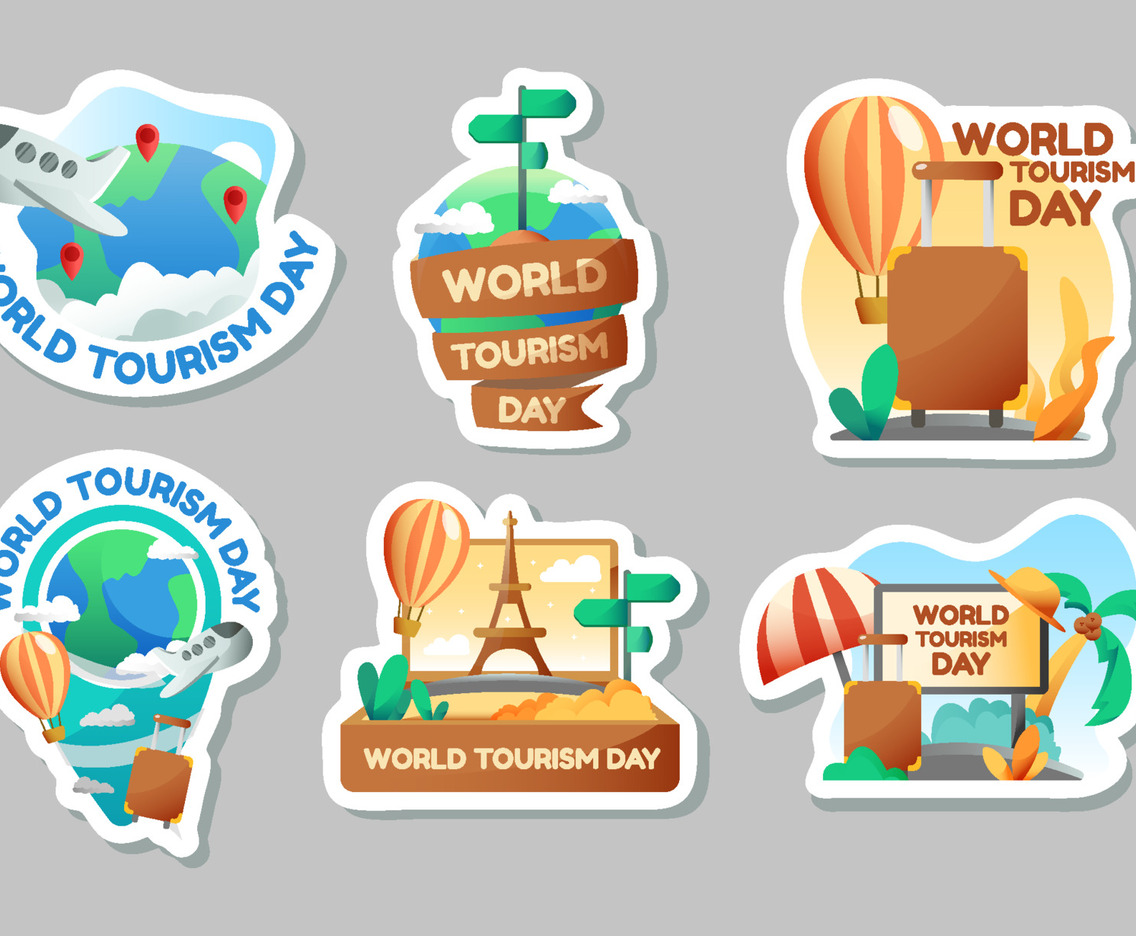 World Tourism Day Sticker
