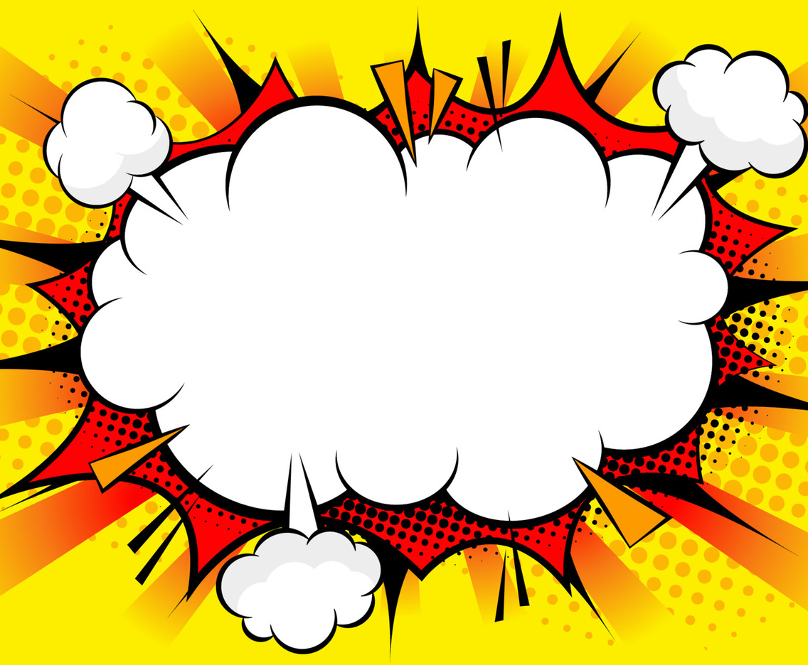 Pop Art Background Template