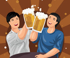 Happy Beer Toast