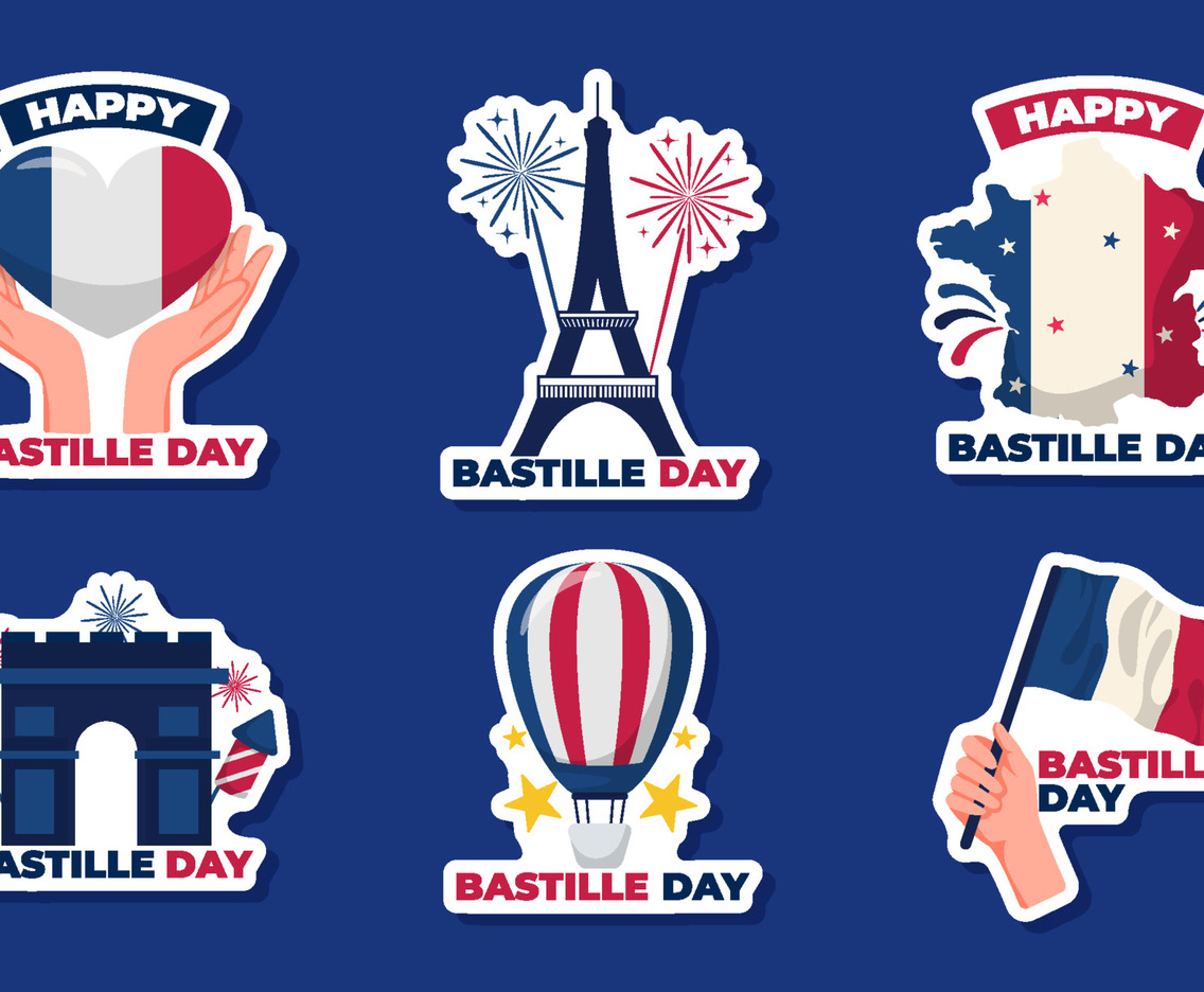 Bastille Day Sticker Collection