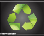 Shiny Recycling Symbol