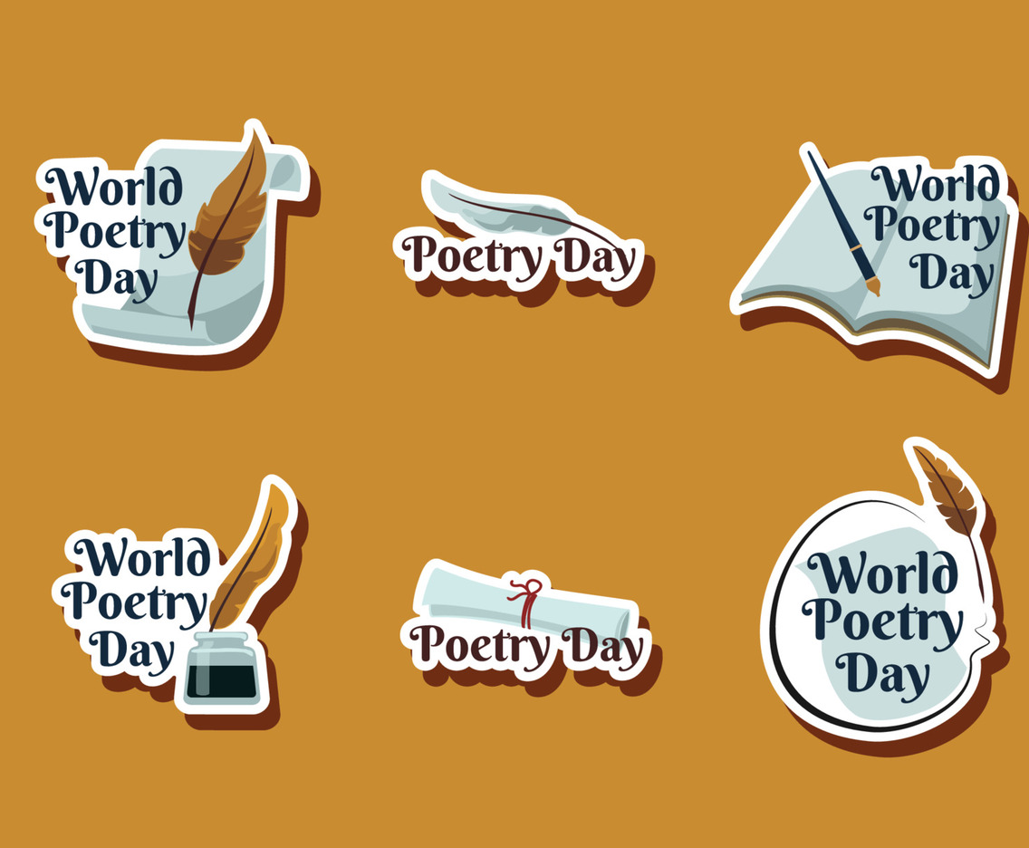 Poetry Day Stickers