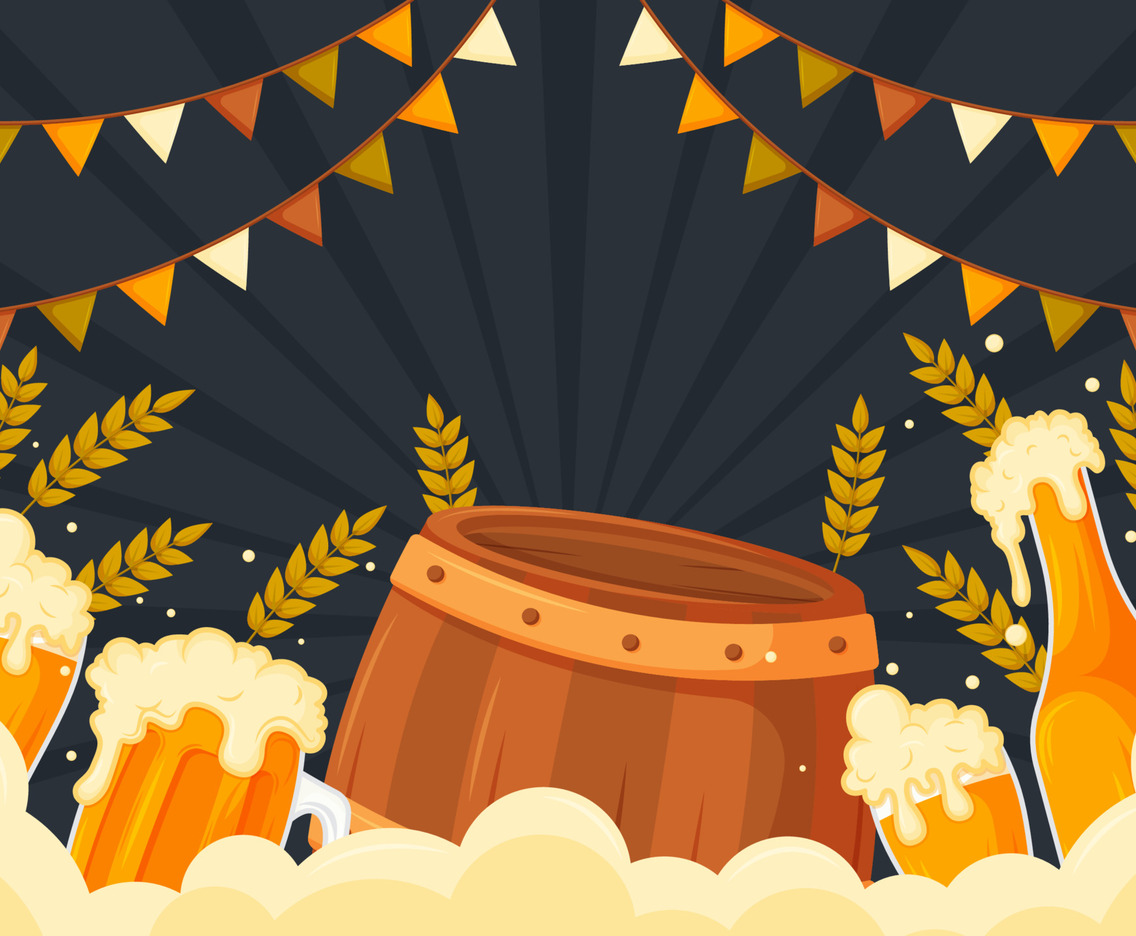 International Beer Day Background