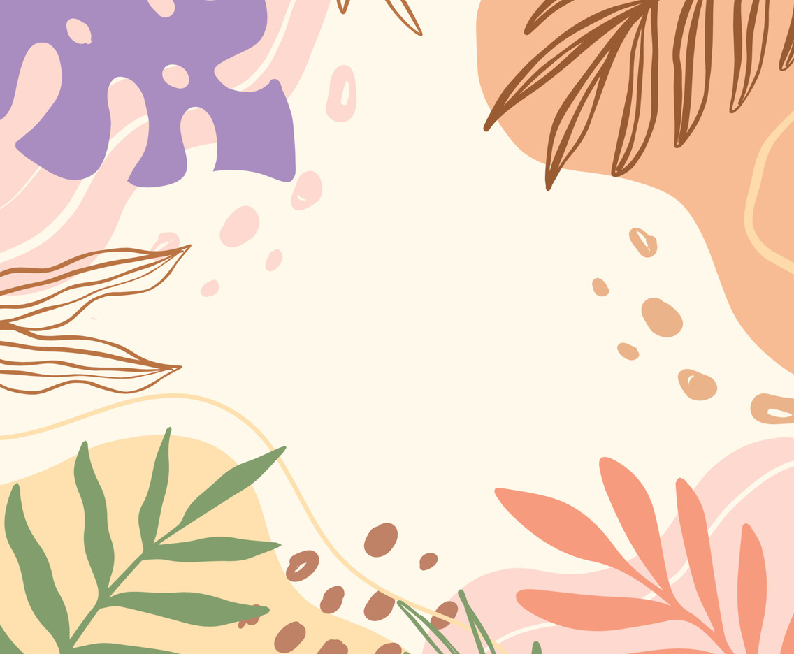 Abstract Floral Background with Pastel Color