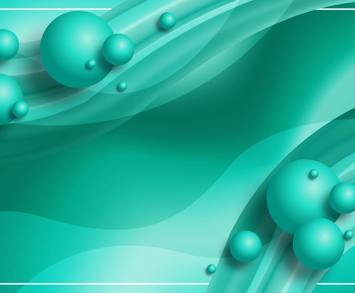 Abstract Mint Liquid Wave Background