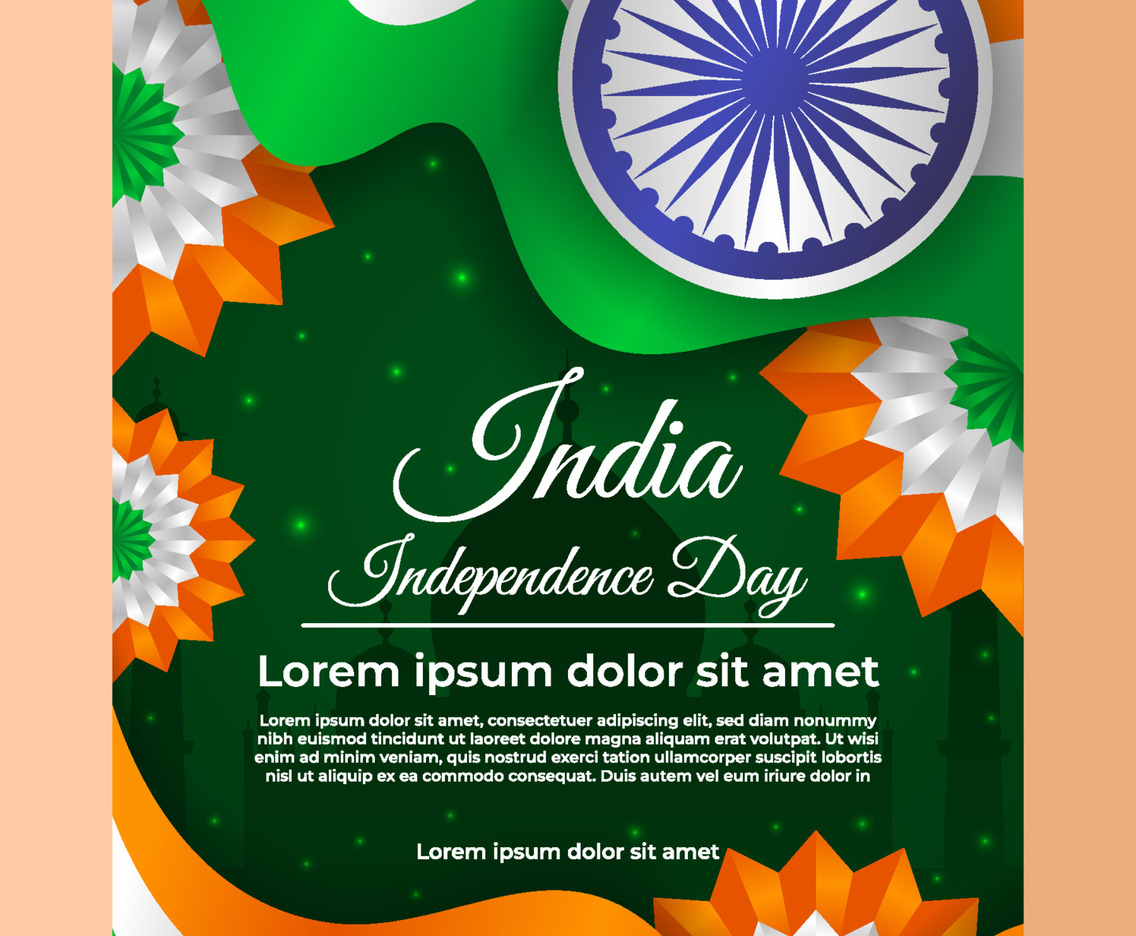 India Independence Day Poster
