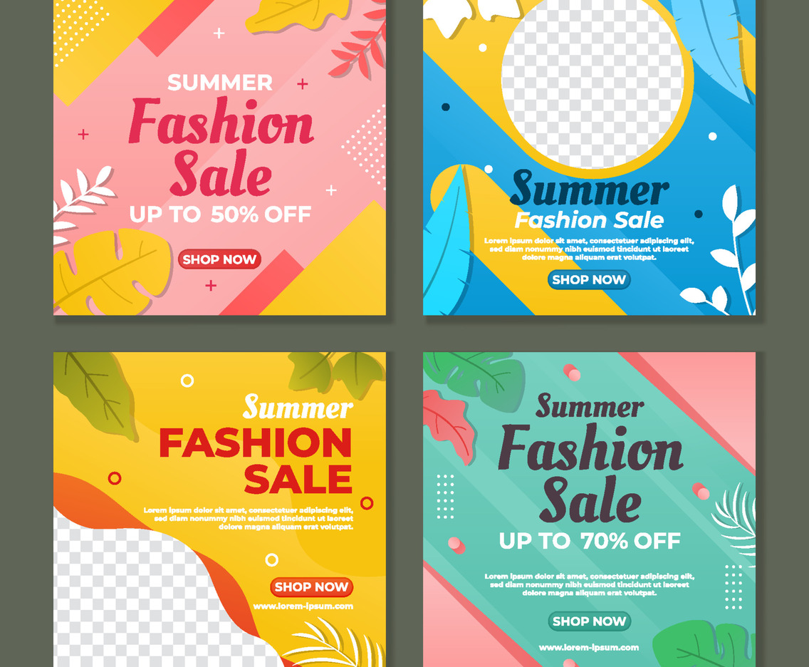 Summer Fashion Sale Social Media Post