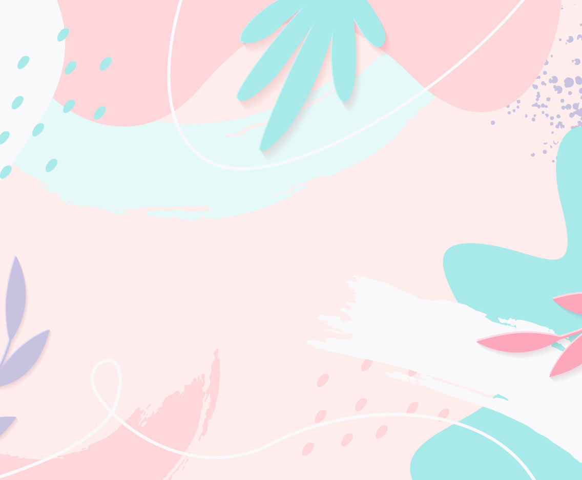 Minimalist Floral in Pastel Background