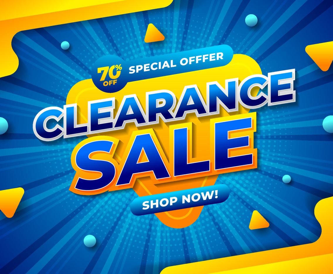 Clearance Sale Poster Background