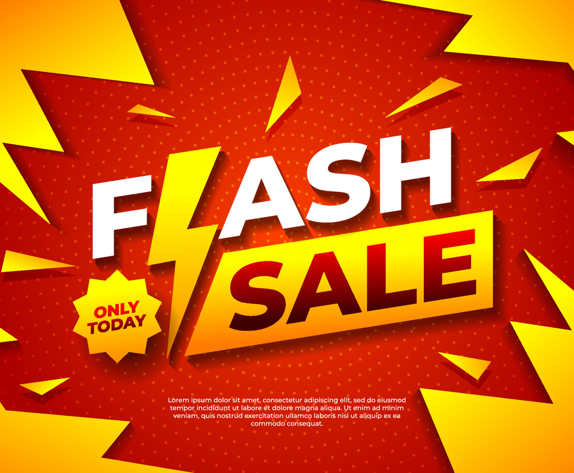 Flash Sale Poster Background