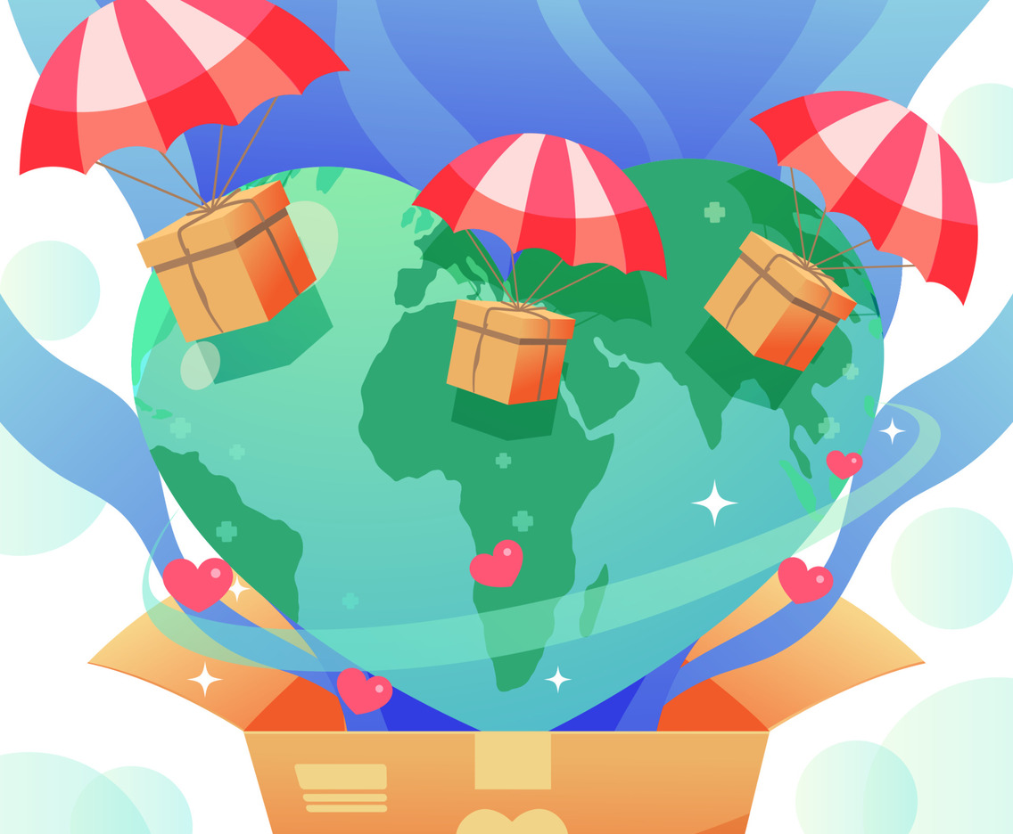 Celebrating World Social Humanitarian Day Concept