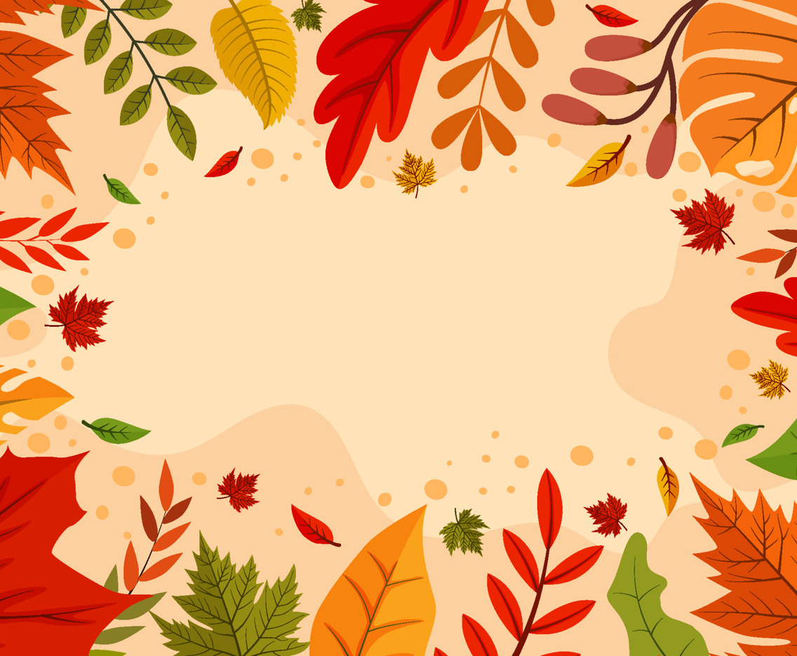 Fallen Leaves Background
