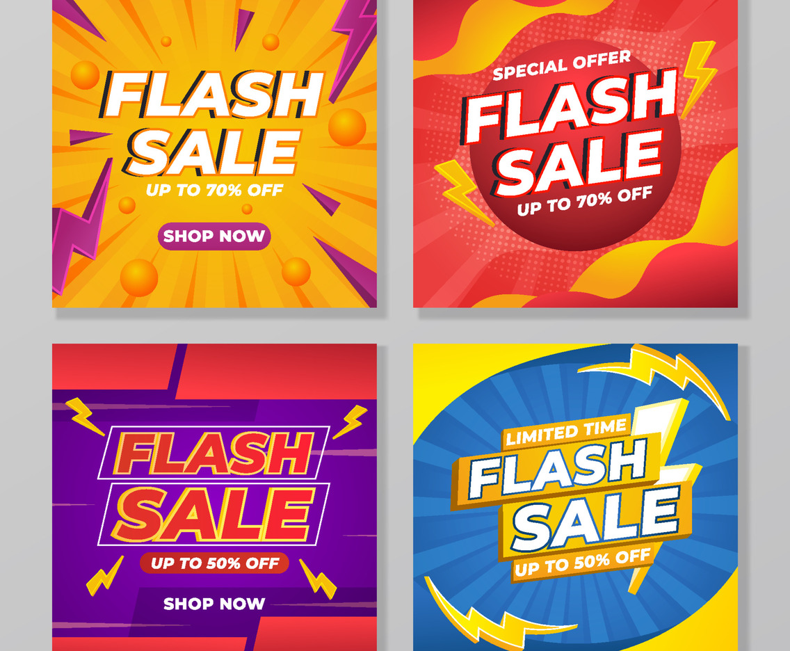 Flash Sale Social Media Post