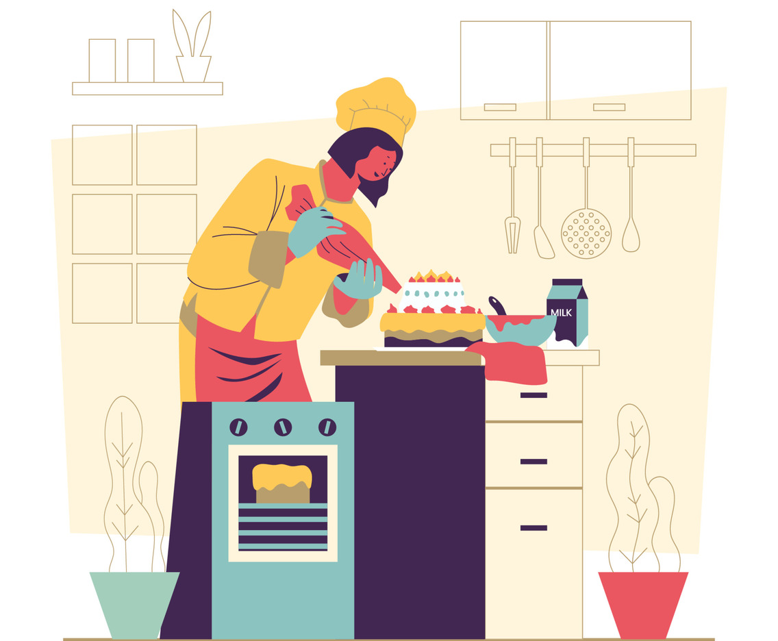 Female Patissier Concept