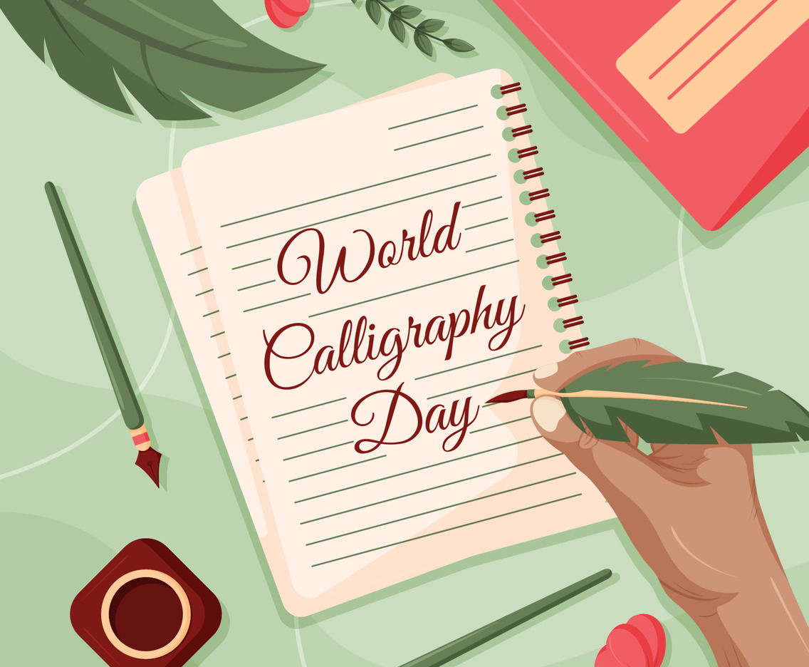 World Calligraphy Day Concept