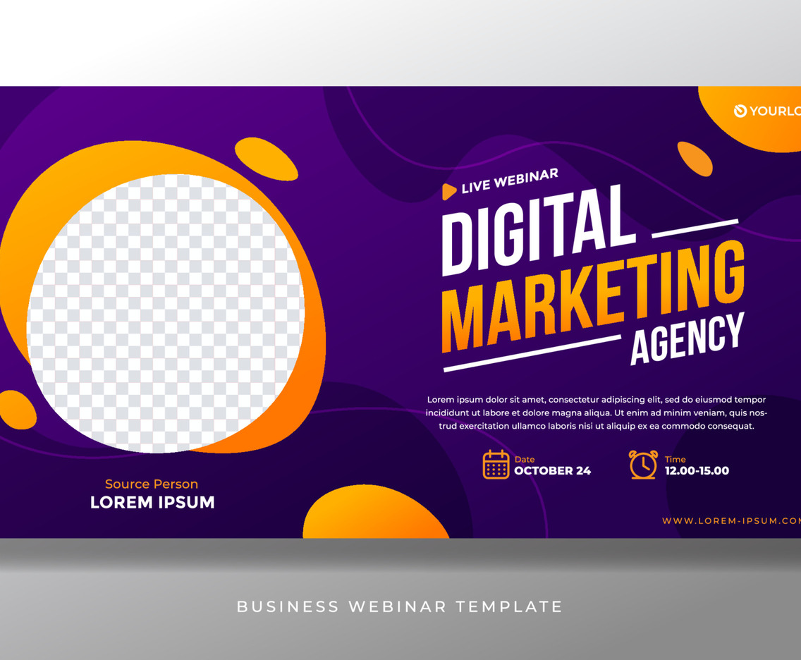 Business Webinar Poster Background