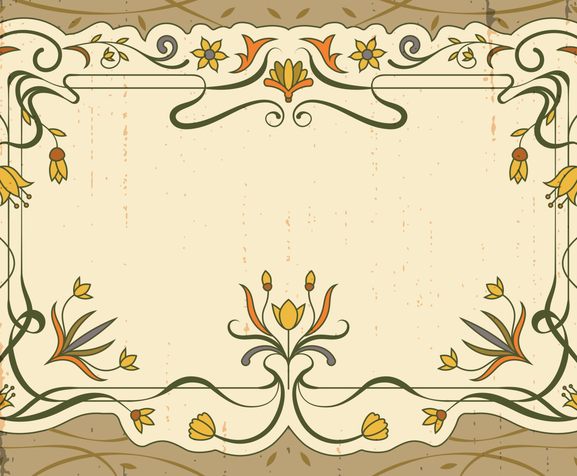 Vintage Art Nouveau Concept