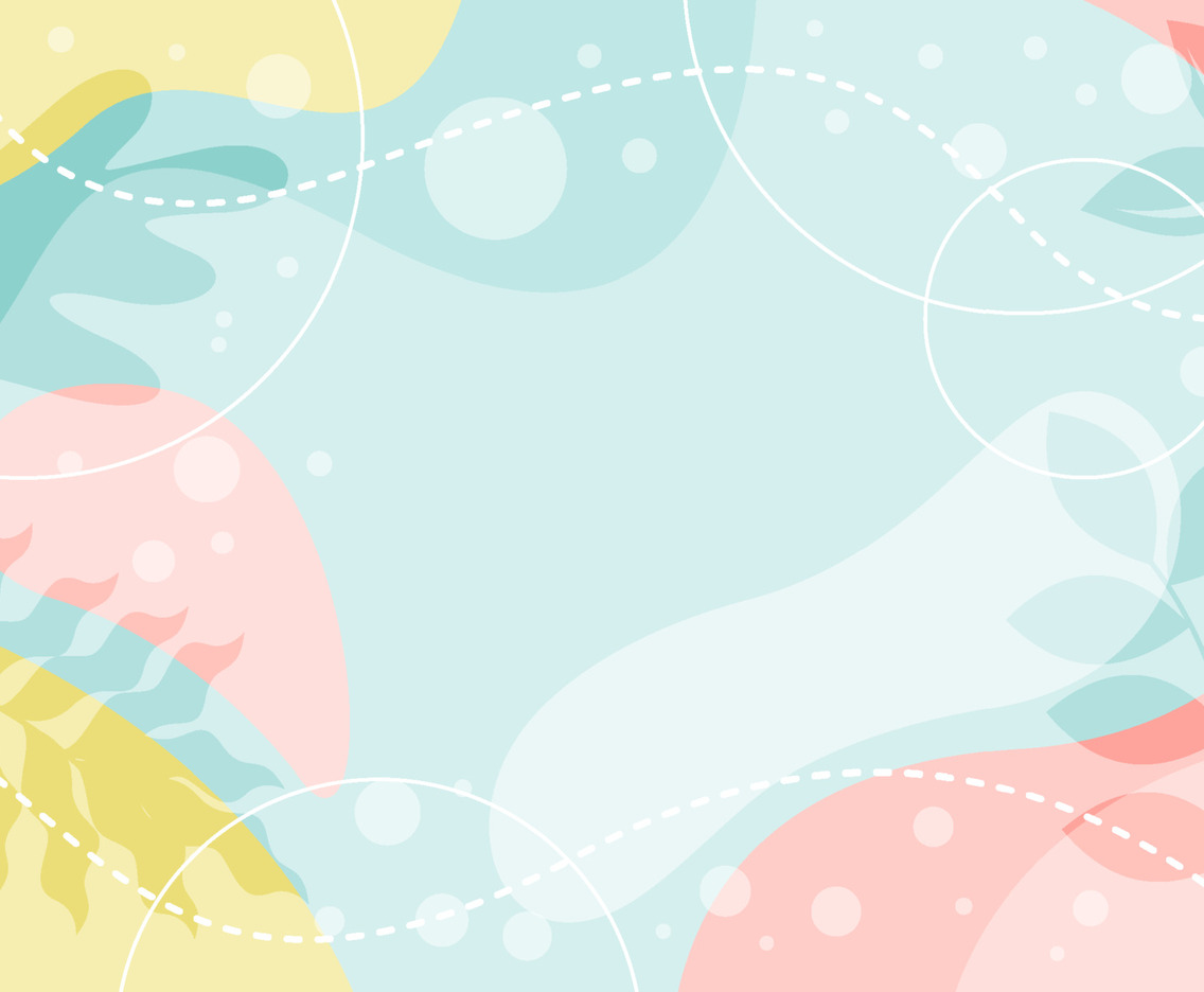 Abstract Floral Pastel Color Background