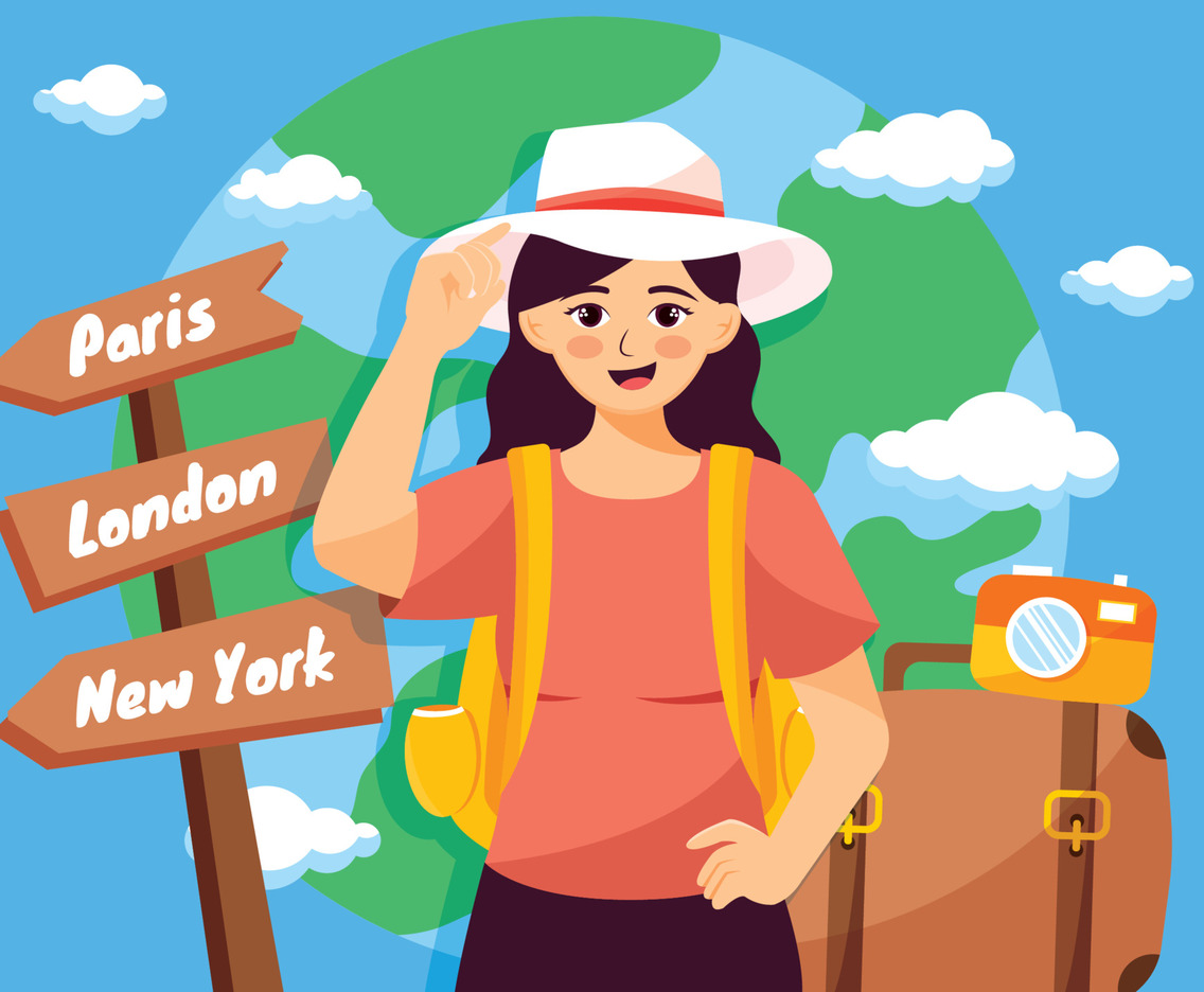Women on a Tour During World Tourism Day
