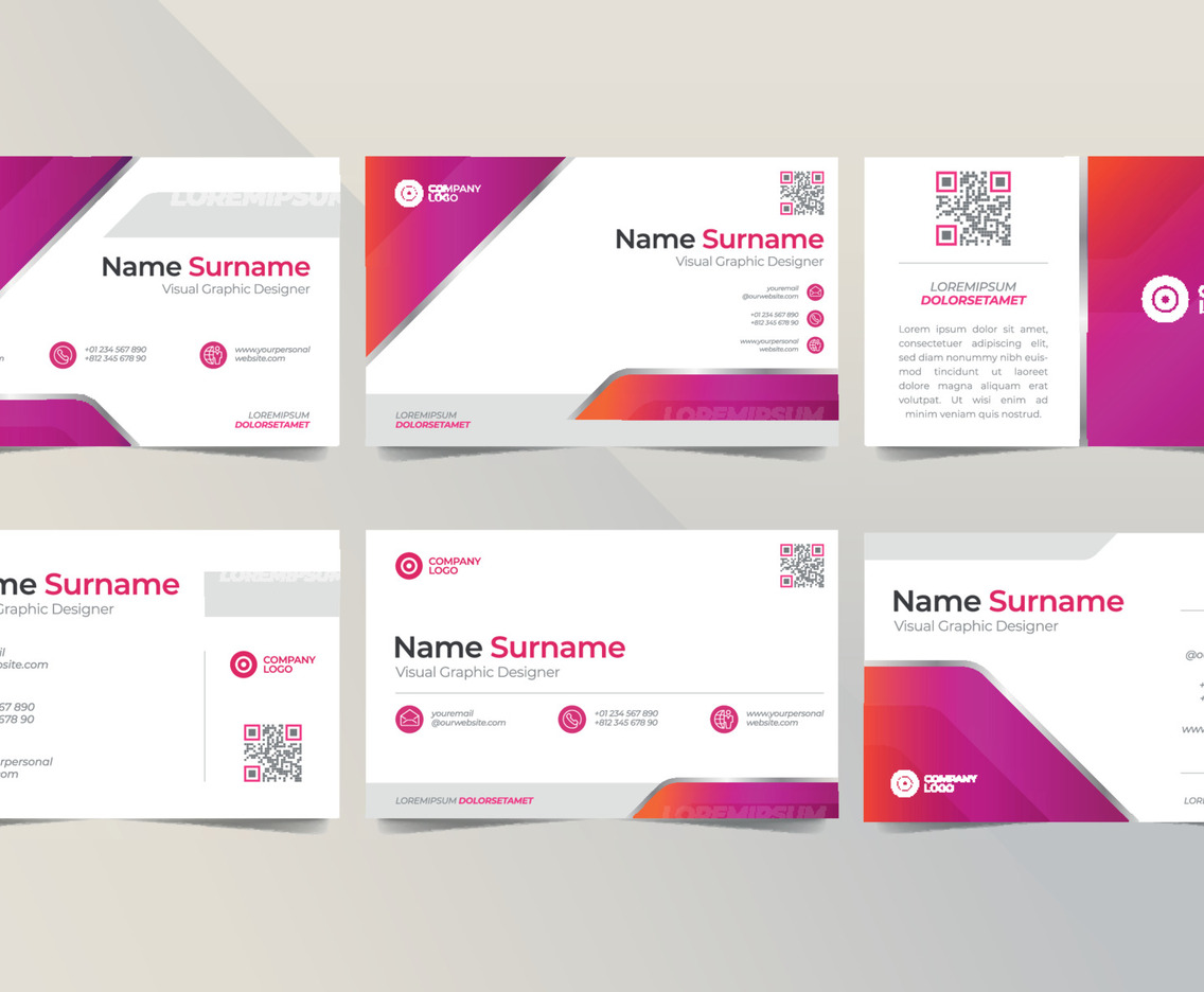 Professional Business Card Design Template