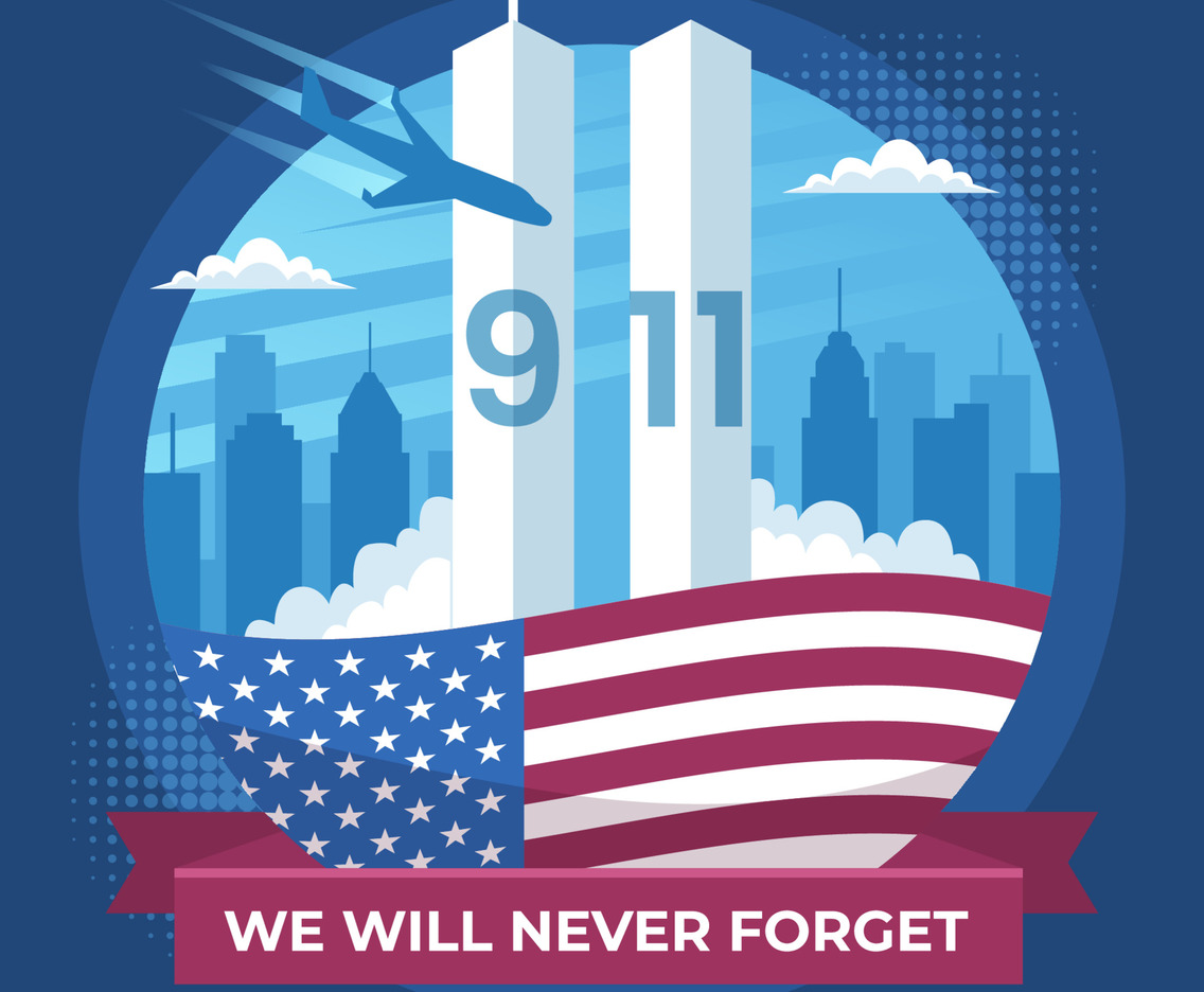 National Day of Remembrance Concept for USA Patriot Day