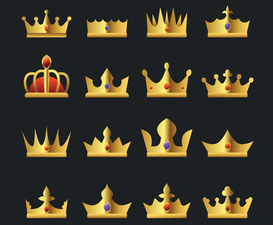 Luxurious Gold Crown Collection