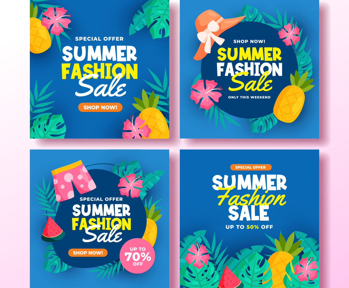 Summer Fashion Sale Social Media