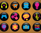 Icons Buttons