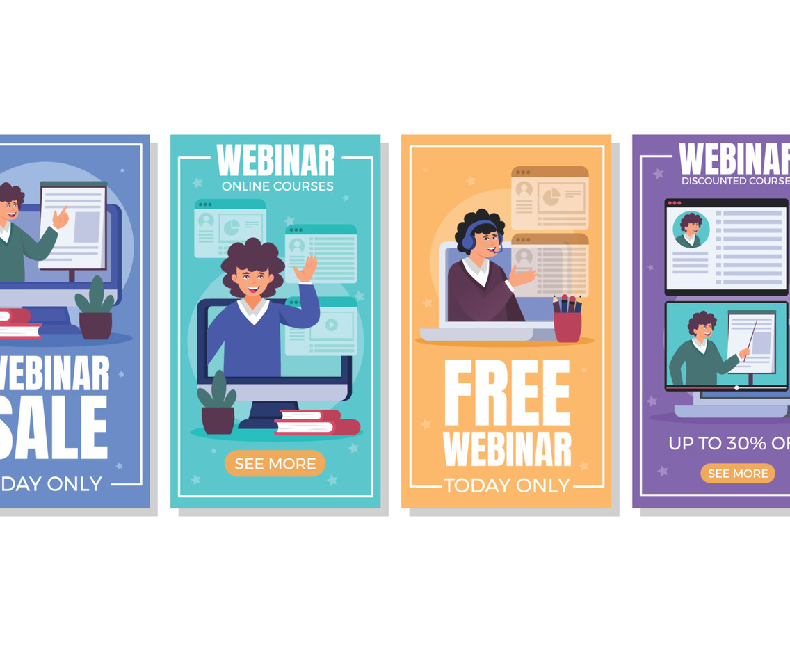 Webinar Sale Social Media Story Templates