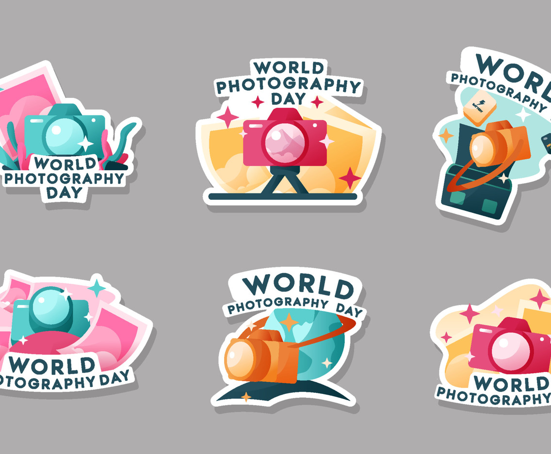 World Photography Day Stickers