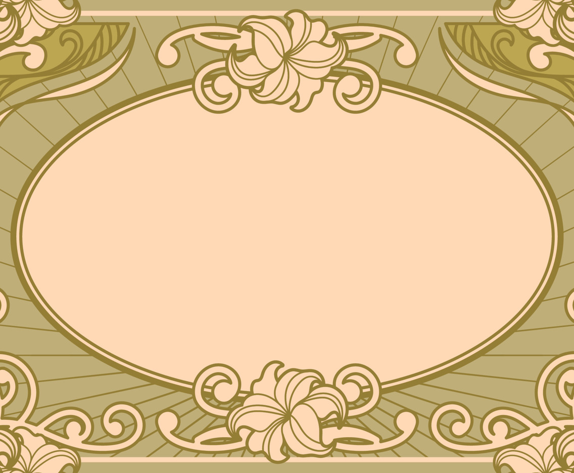 Classic Art Nouveau Background