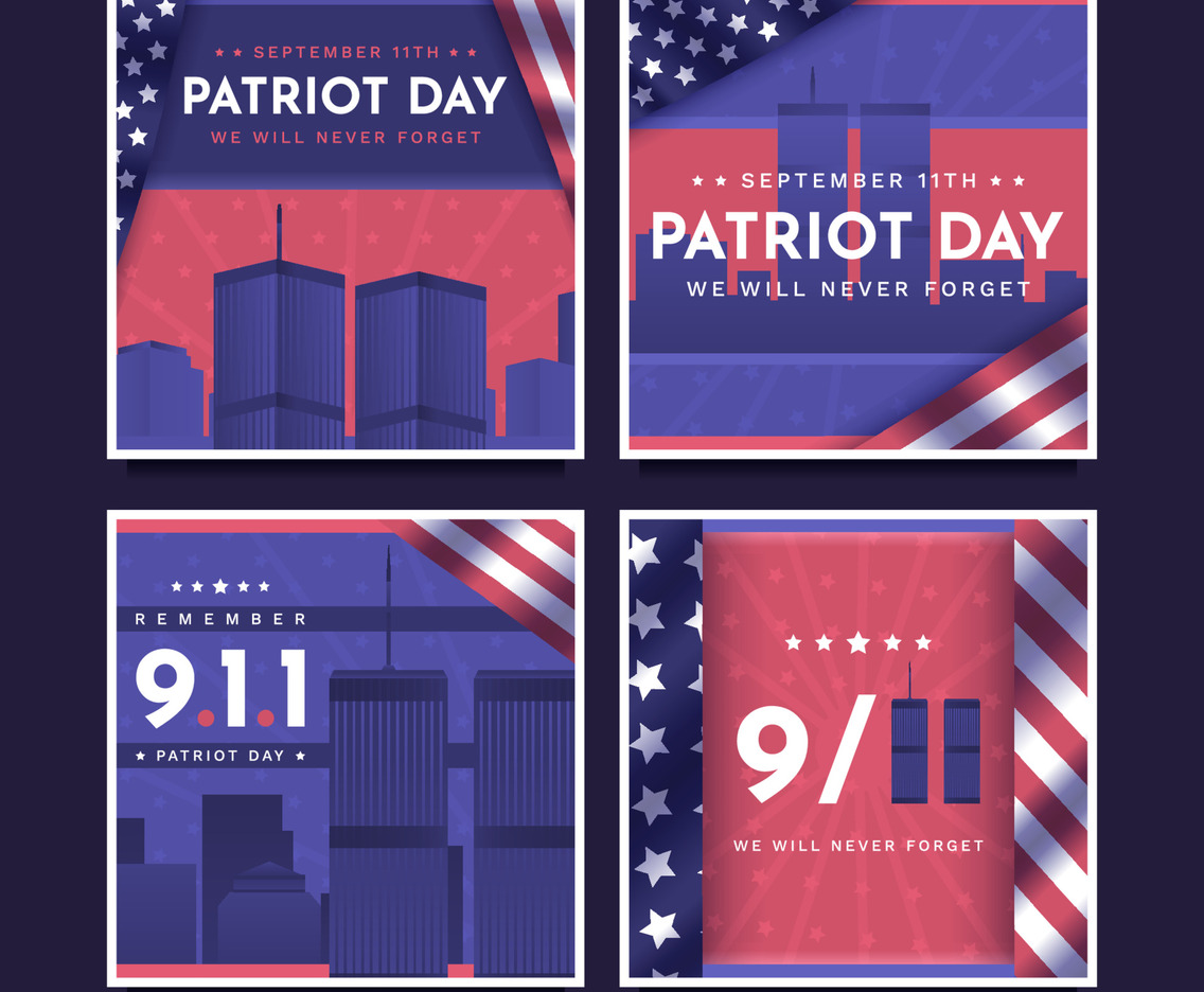 Social Media Collection of Patriot Day 9.1.1