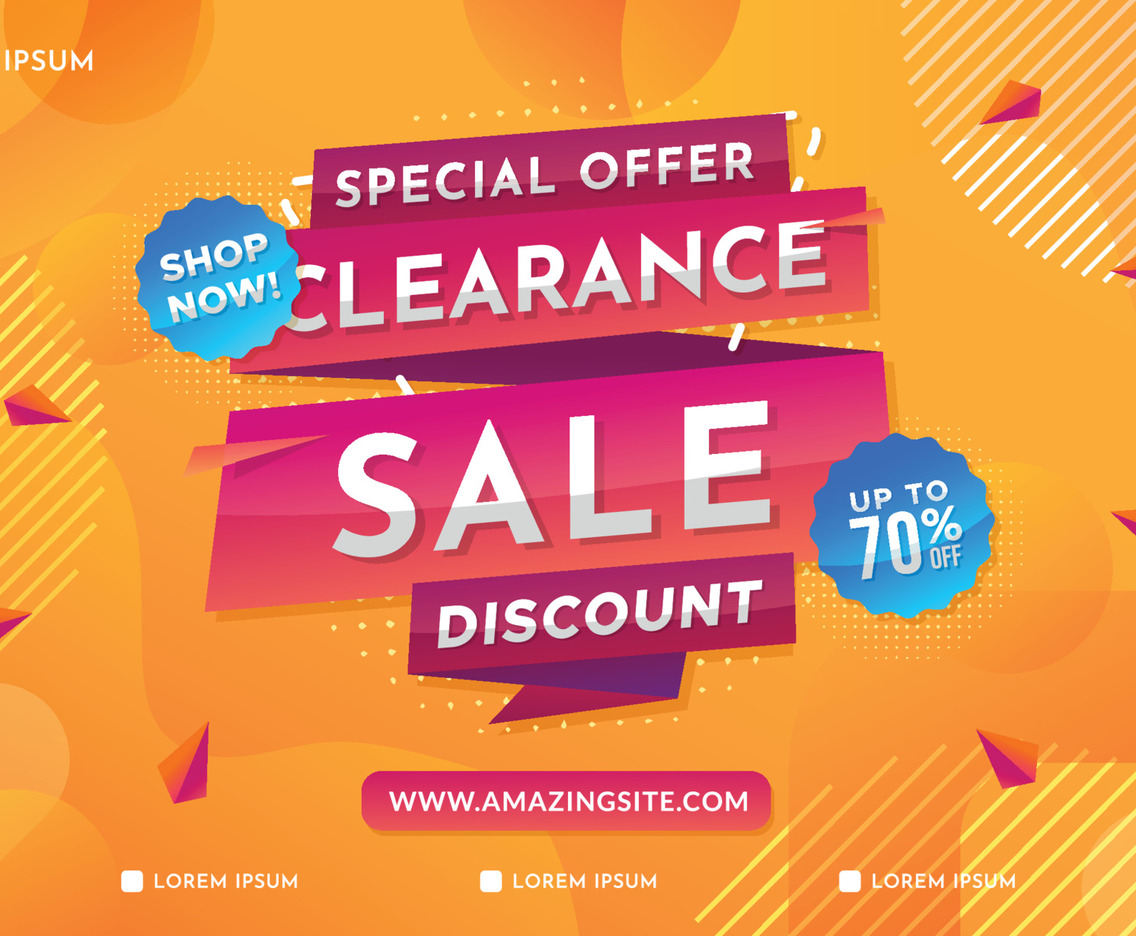 Clearance Poster Sale Poster