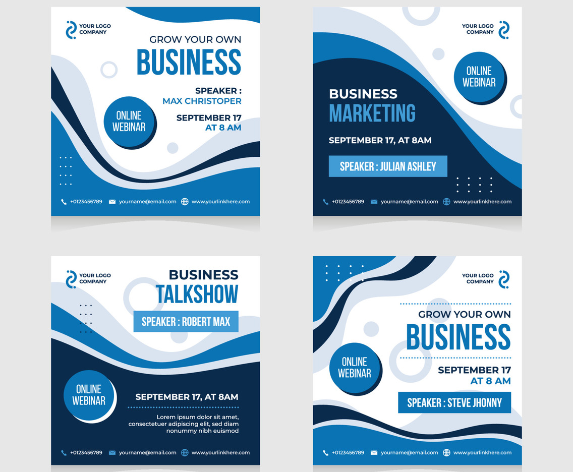 Webinar Social Media Template