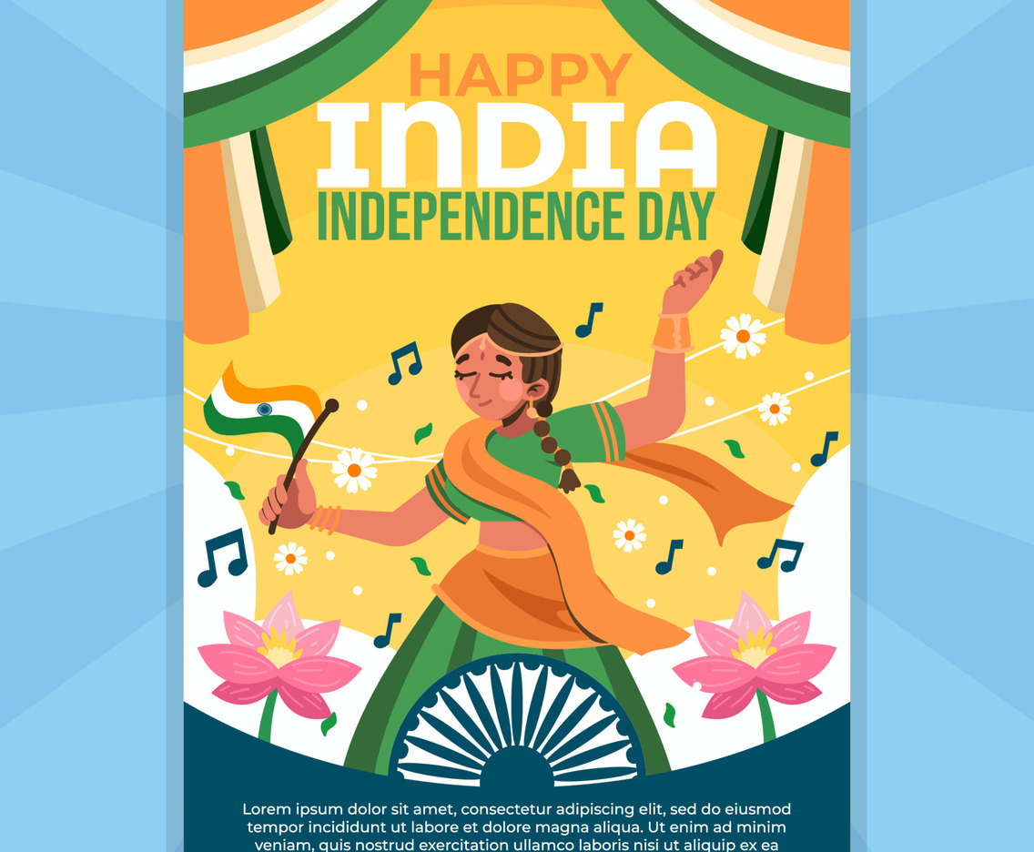 Poster of India Independence Day
