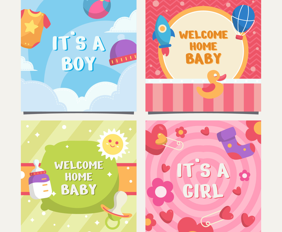 Born Day Card Collection