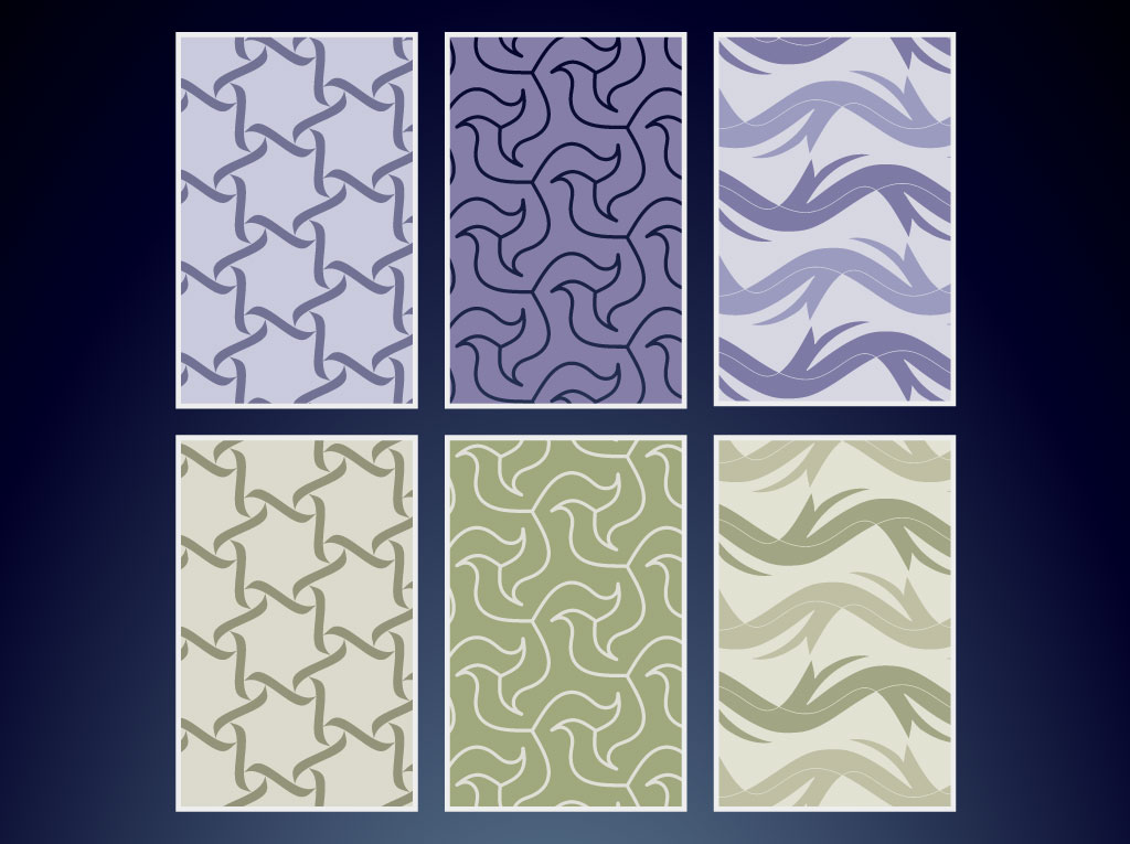 Seamless Textile Vector Patterns