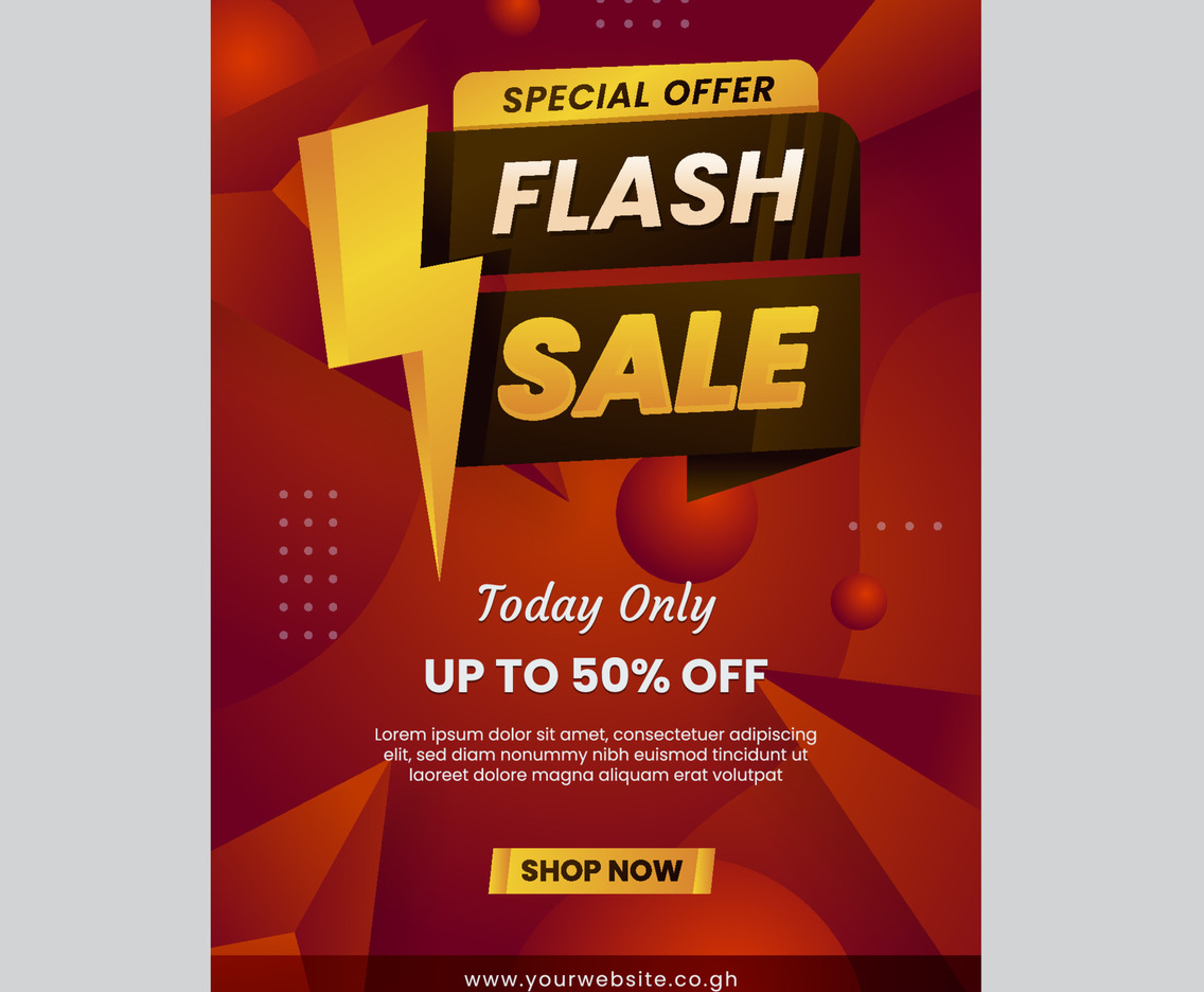 Flash Sale Poster