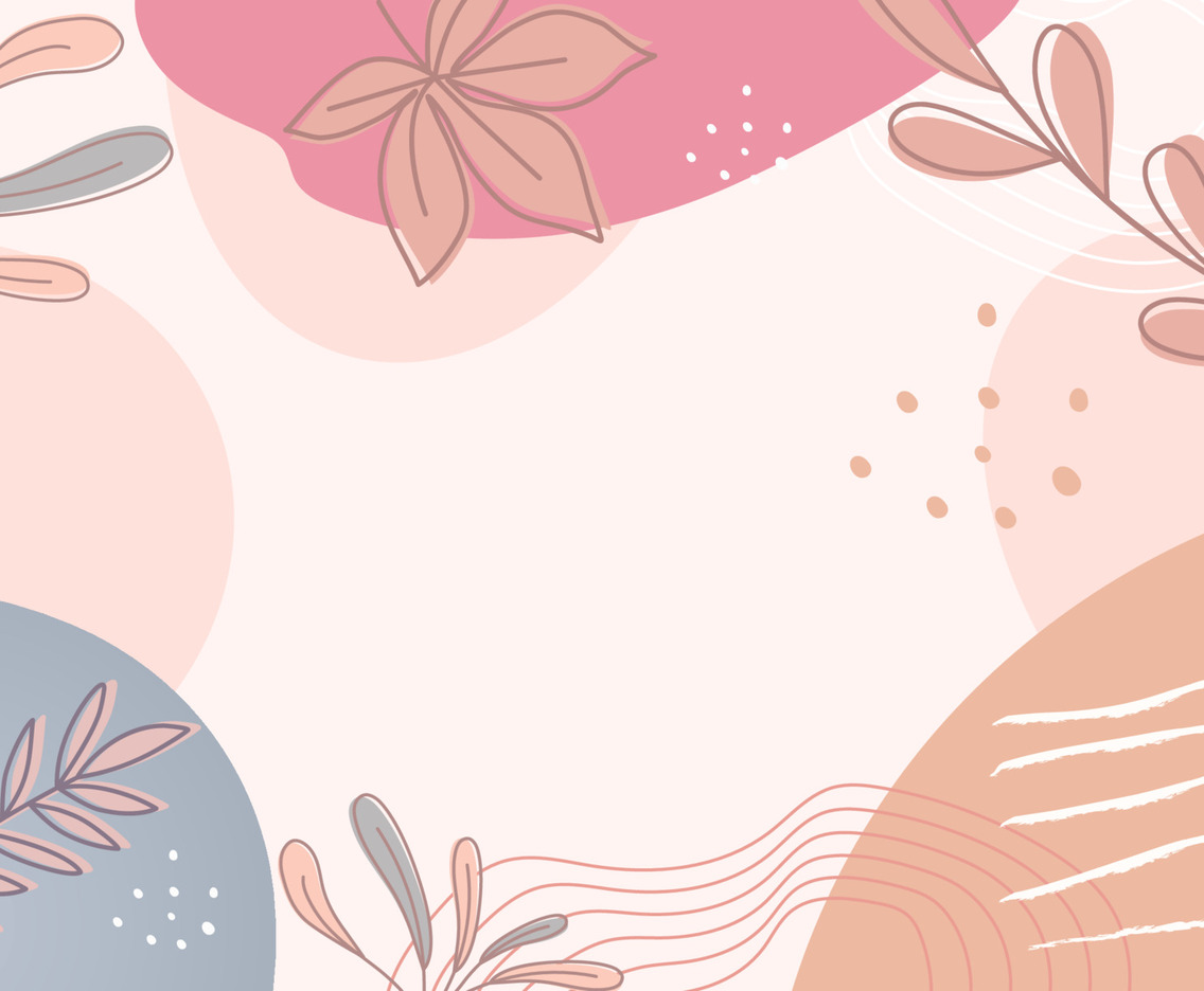 Abstract Colorful Pastel Leaves Background