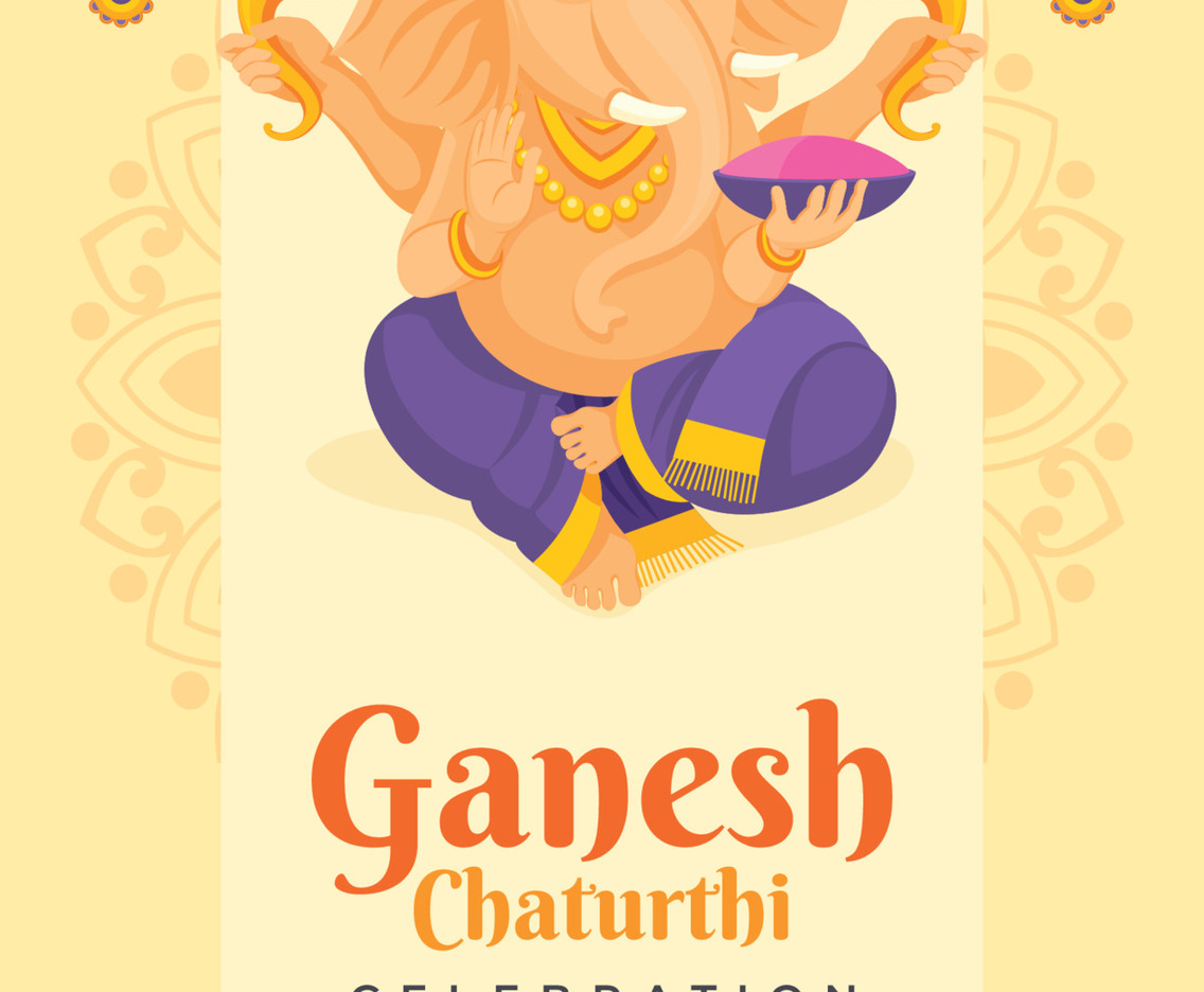 Ganesh Chaturthi Poster Template