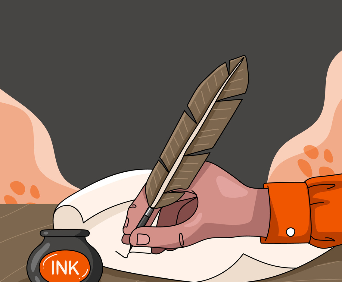 Hand Drawn Poetry Background
