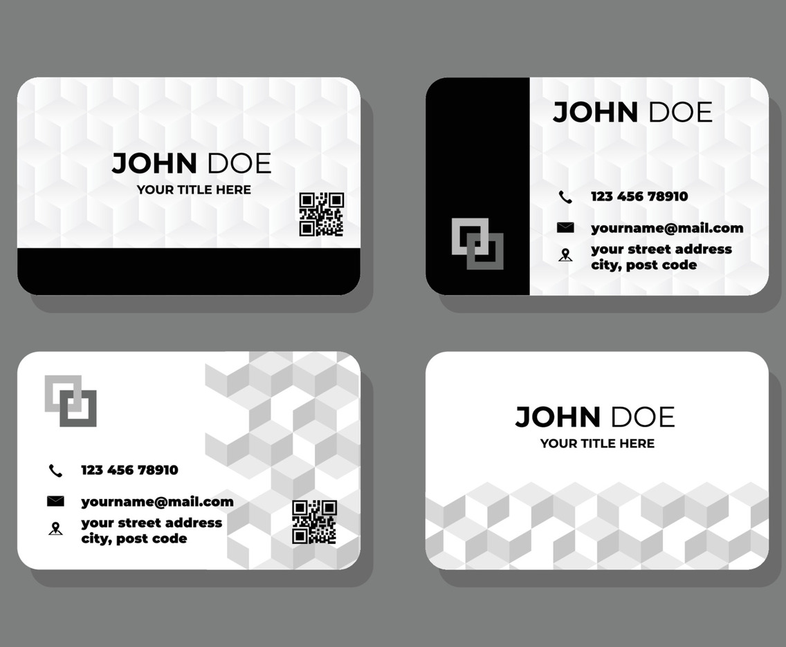 Bussines Card Monochromatic Theme