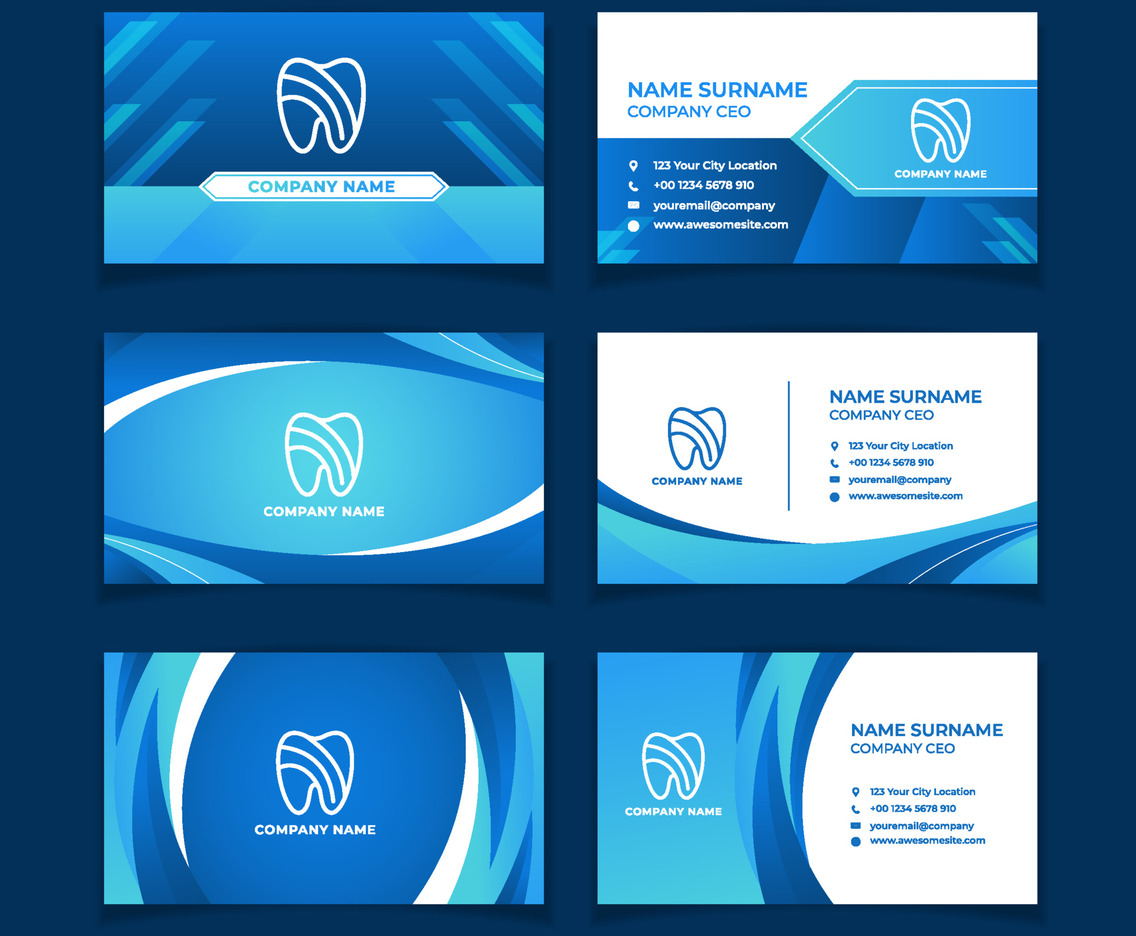 Dentist Dental Care Business Card Template