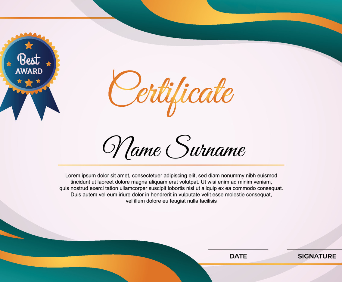 Graduation Certificate Template