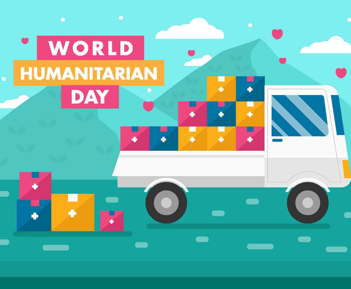 Flat Design World Humanitarian Day
